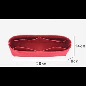 Bag organizer insert with zipper (suitable for Chanel 19 large size)